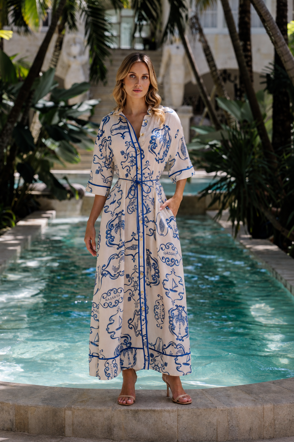 NAUTICAL SHIRT DRESS