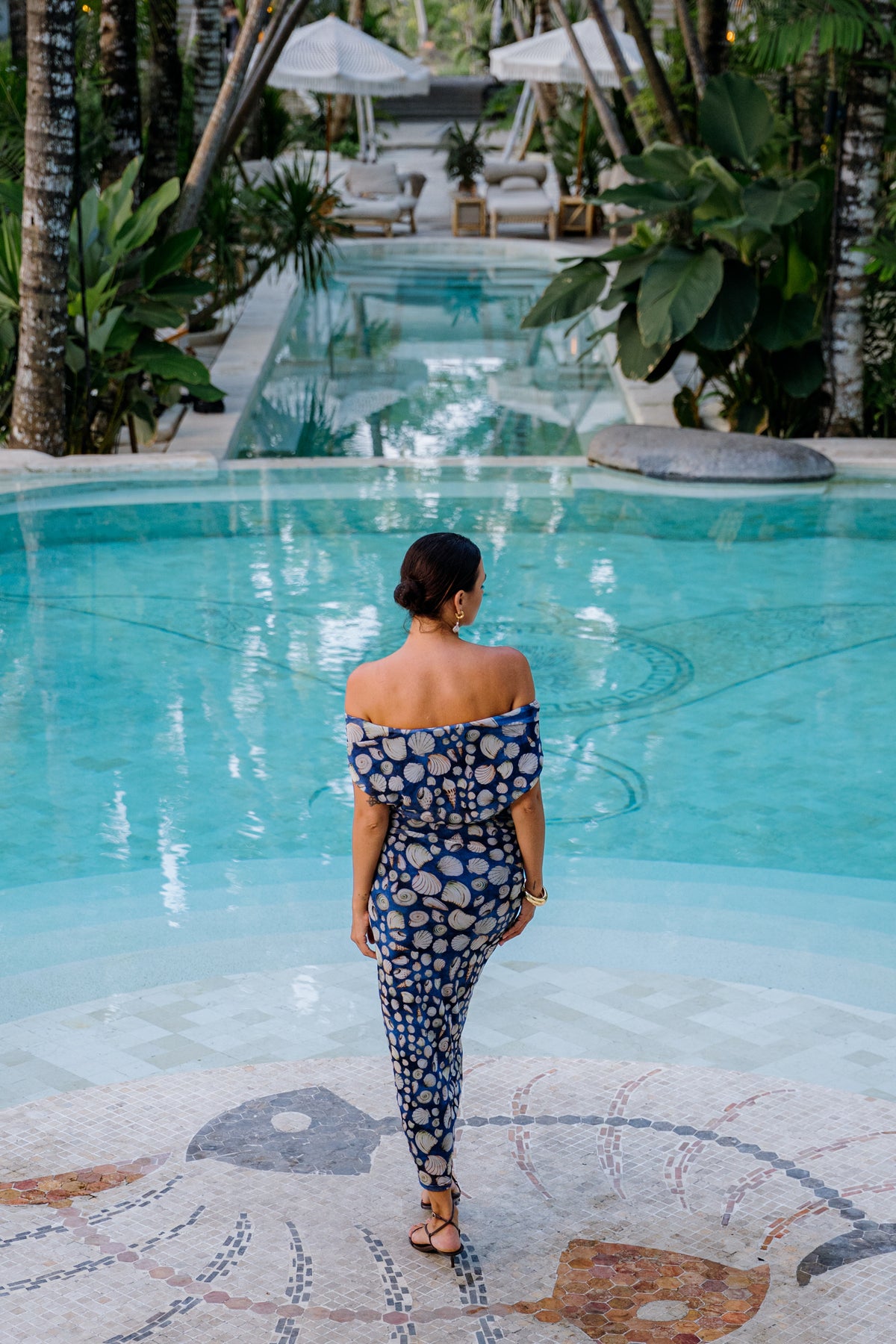 SEA SHORE MESH DRESS