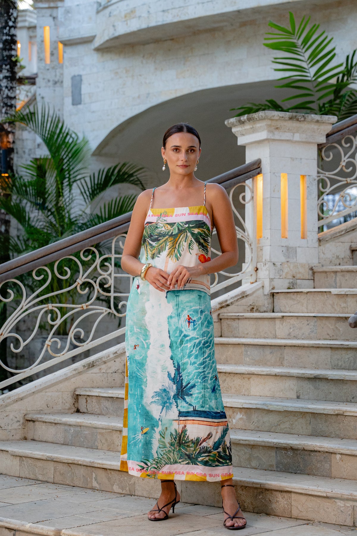 SUNSEA SLIP DRESS