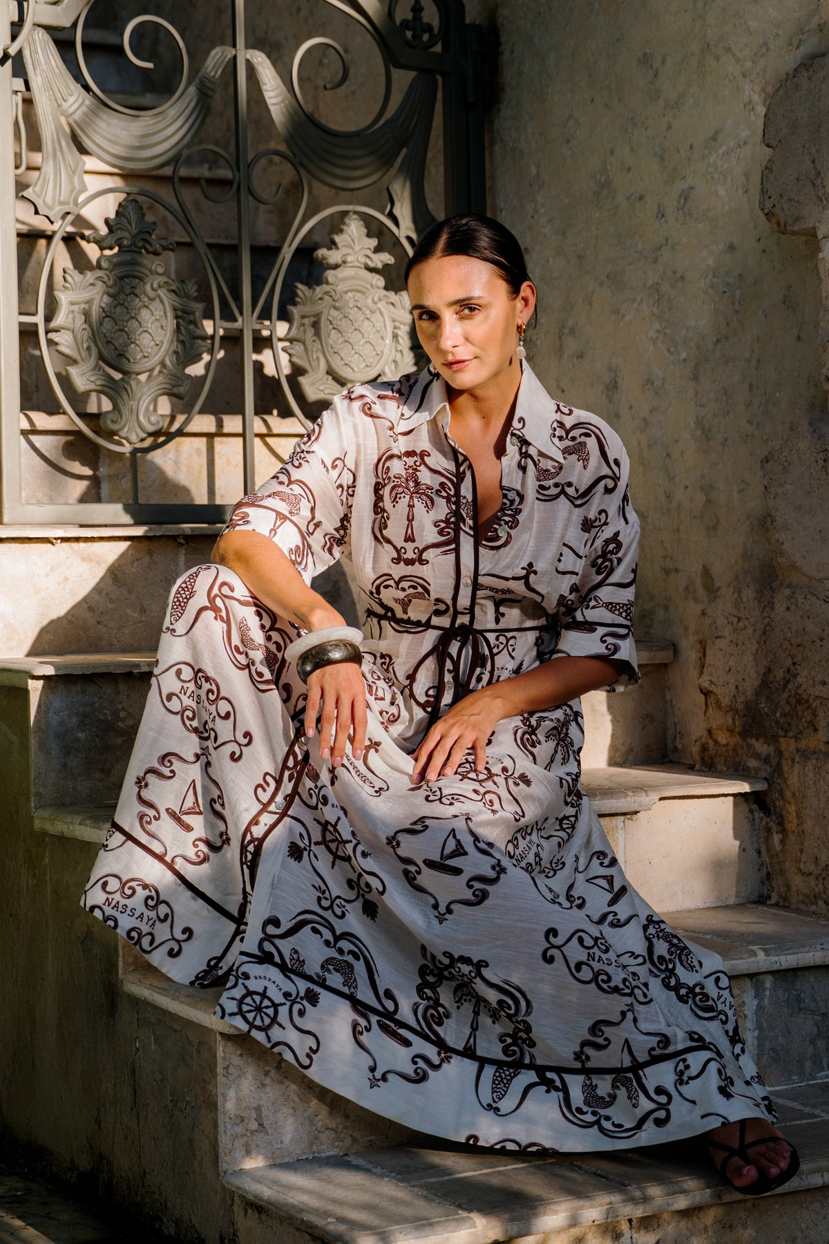 NAUTICAL SHIRT DRESS