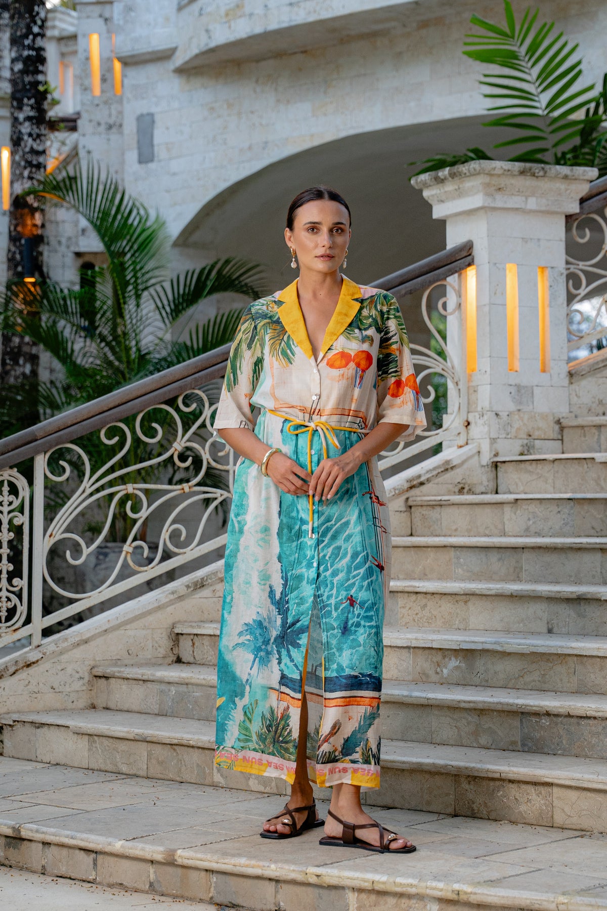 SUNSEA SHIRT DRESS