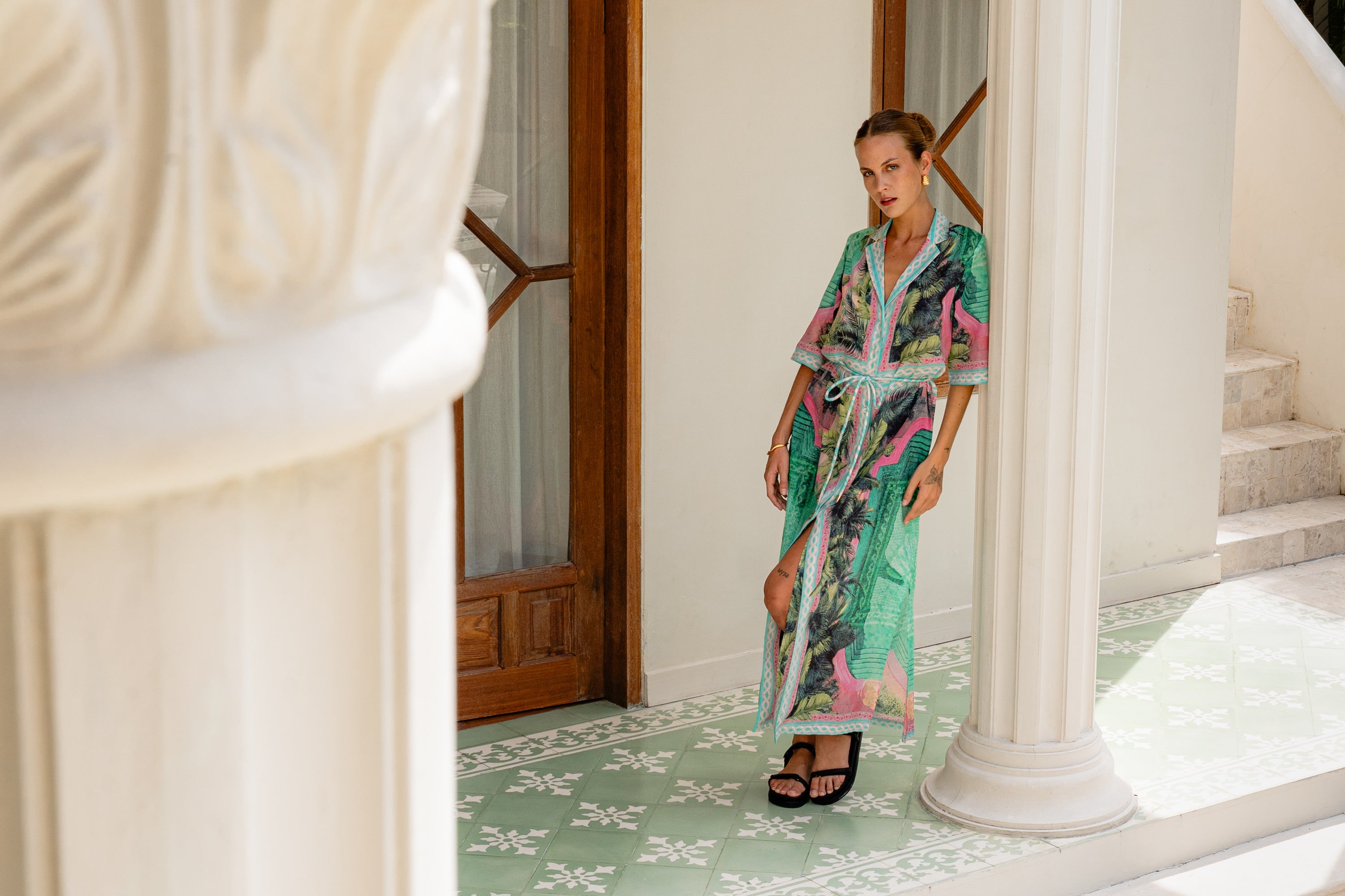 POOLSIDE SHIRT DRESS
