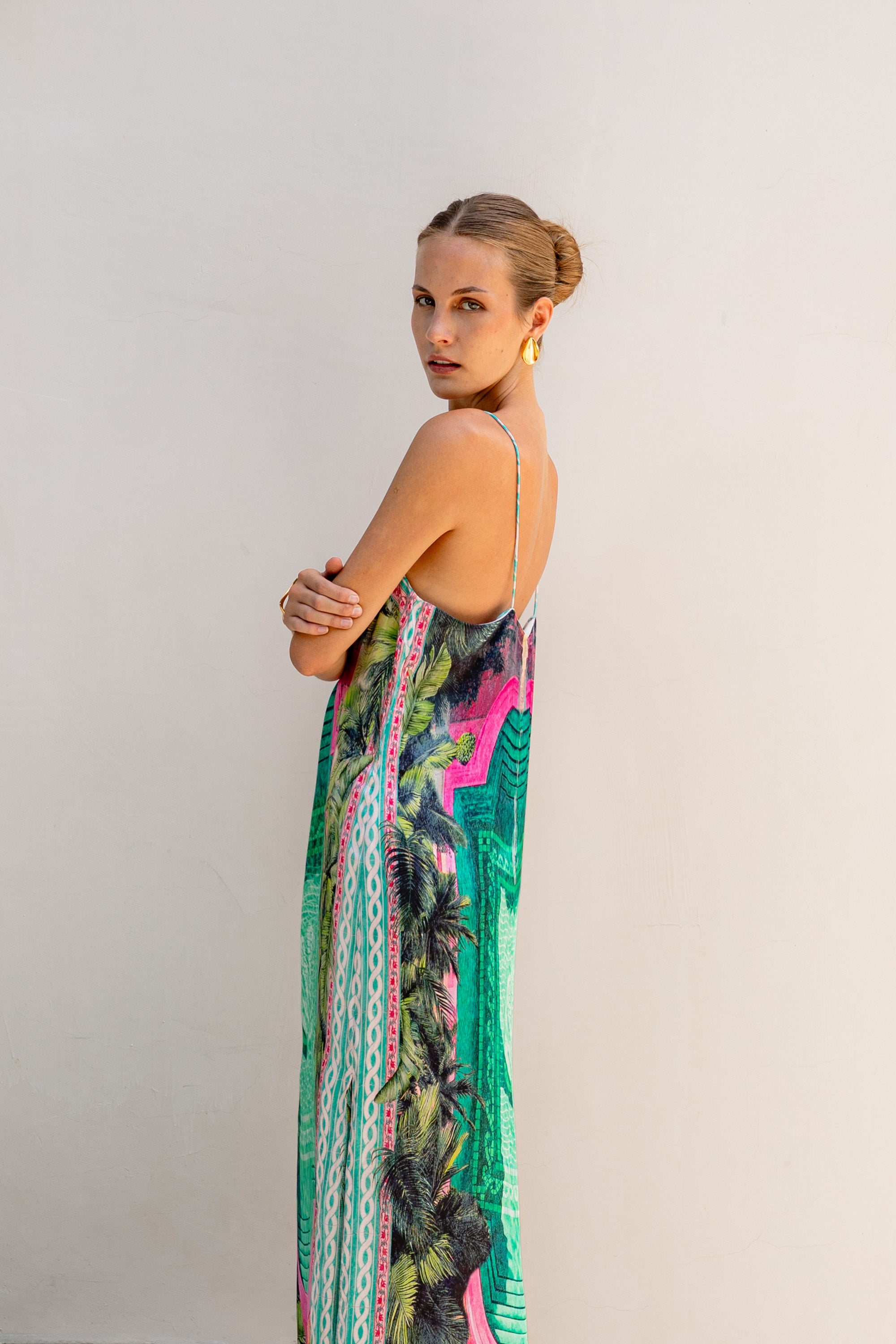 POOLSIDE SLIP DRESS